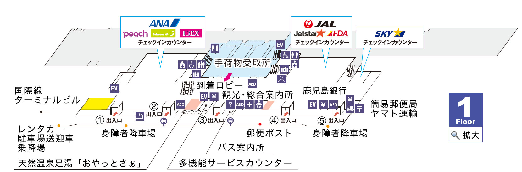 鹿児島空港公式サイト