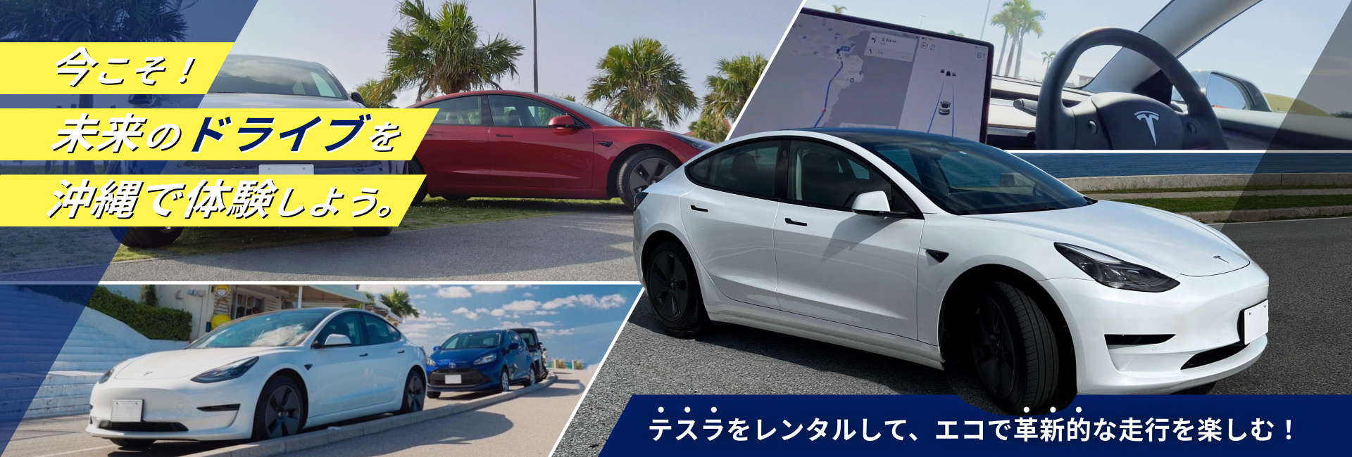 沖縄でテスラを借りよう！